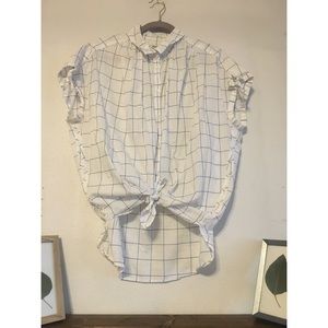 Made well • Checkered button down • Size L